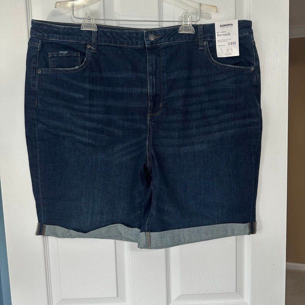 Women's Plus Size Sonoma Bermuda Shorts Size 24W NWT